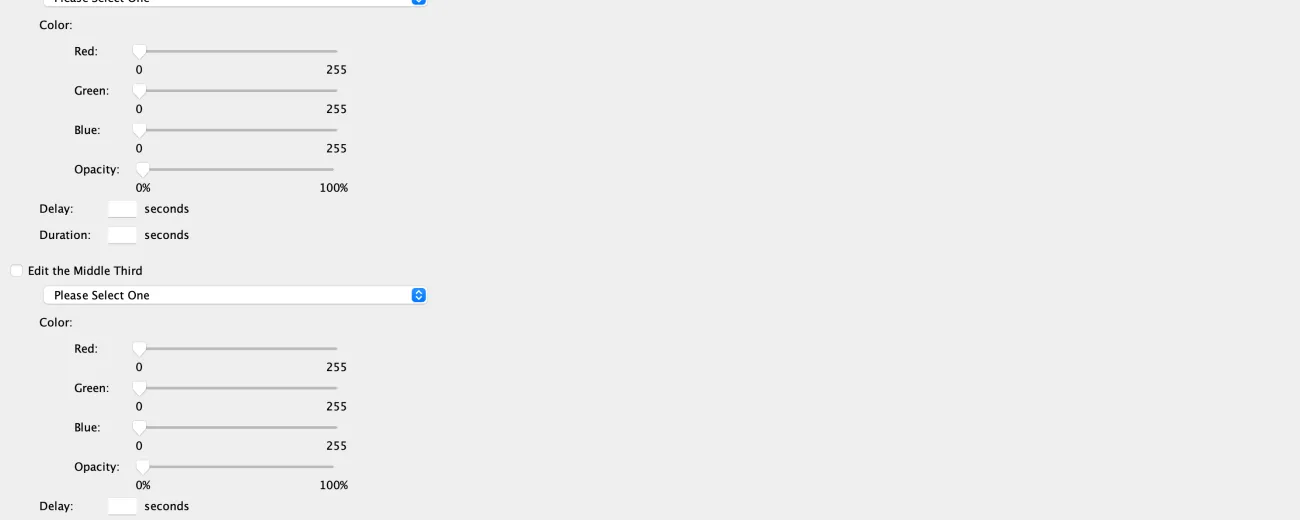 screenshot of slideshow creator program